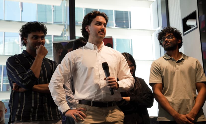 Oliver at Cognizant event